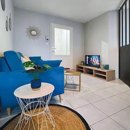 Le Thiers Bleu Proche Gare - Centre Avec Parking Et Netflix 뮐루즈