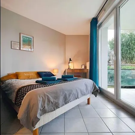 Le Thiers Bleu Proche Gare - Centre Avec Parking Et Netflix Apartment Mulhouse