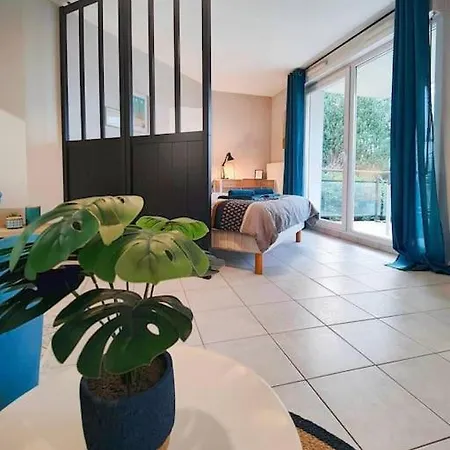 Le Thiers Bleu Proche Gare - Centre Avec Parking Et Netflix *