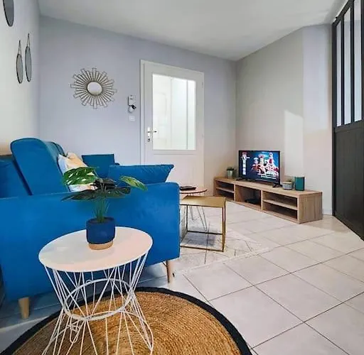 Le Thiers Bleu Proche Gare - Centre Avec Parking Et Netflix מולהאוס