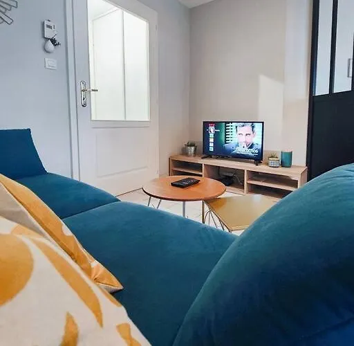 Le Thiers Bleu Proche Gare - Centre Avec Parking Et Netflix דירה *